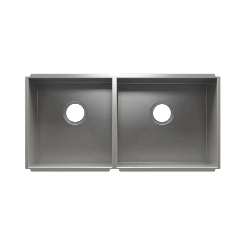 Urbanedge Sink Undermount, Double L15X16X8 R18X16X8