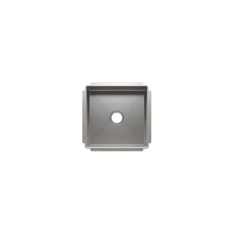 J7 Bar Sink Undermount 2In Drain, Single 12X12X7
