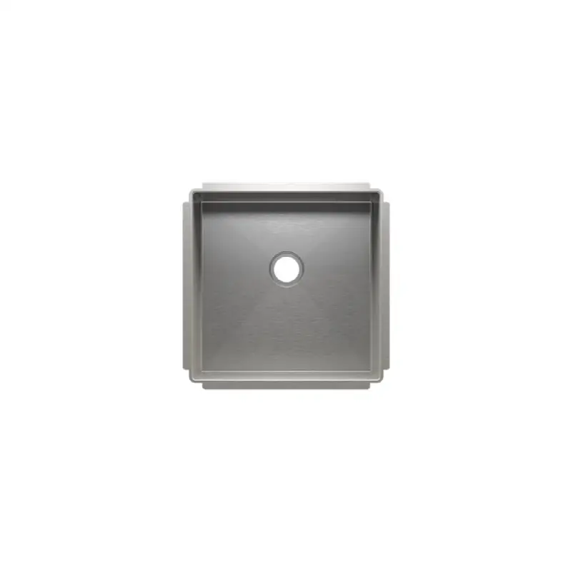 J7 Bar Sink Undermount 2In Drain, Single 15X15X7