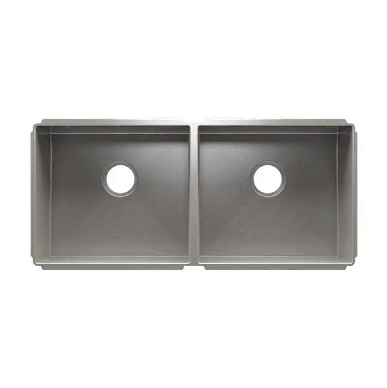 J7 Sink Undermount, Double L18X16X8 R18X16X8