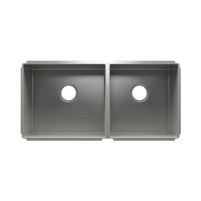 J7 Sink Undermount, Double L18X16X10 R15X16X8