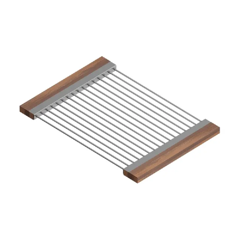 Drying Rack For 16In Sink, Walnut Handles, 12X17X1