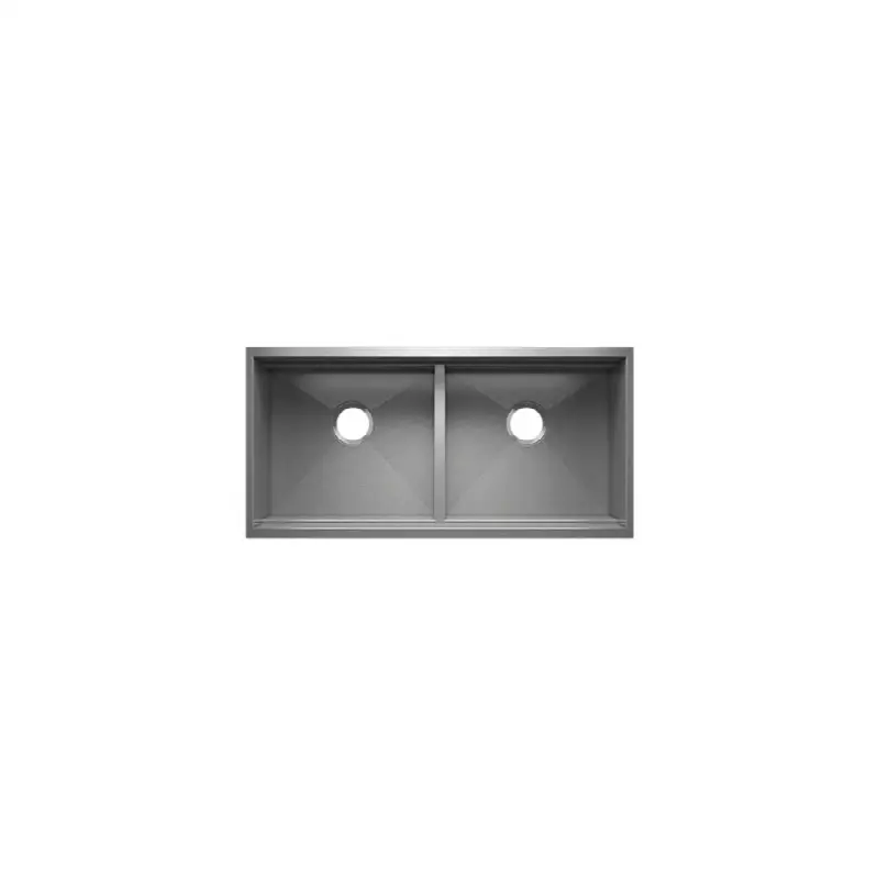 Smartstation Sink reveal undermount, double L18X17X10 R18X17X10