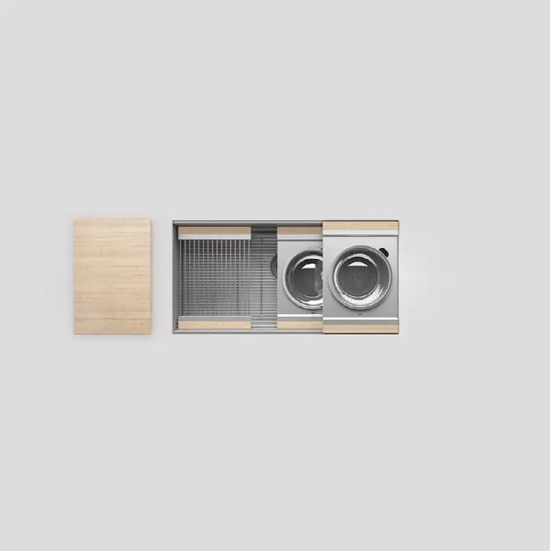Smartstation kitchen set, 36" x 18" x 10", maple acc.