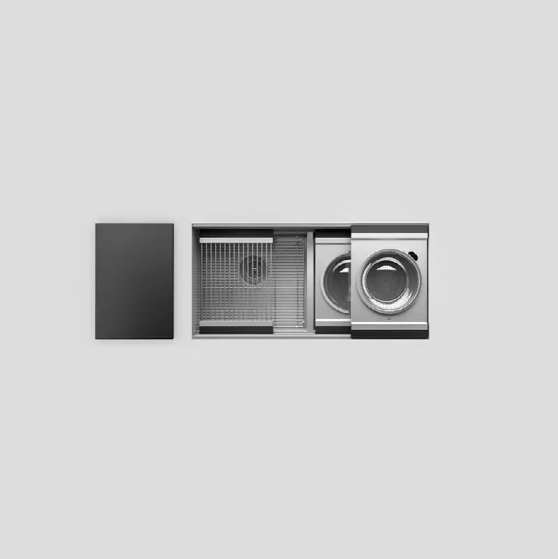 Smartstation kitchen set, L18" x 18" x 10" R18" x 18" x 10", composite acc.