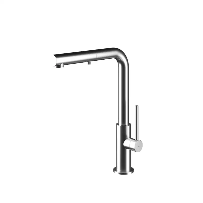 Spin HD Single-hole Stainless Steel Kitchen Faucet with Pull-out Dual spray - SS
