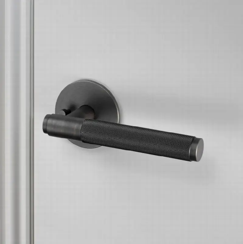 Door Handle / Privacy / Cross / Smoked Bronze