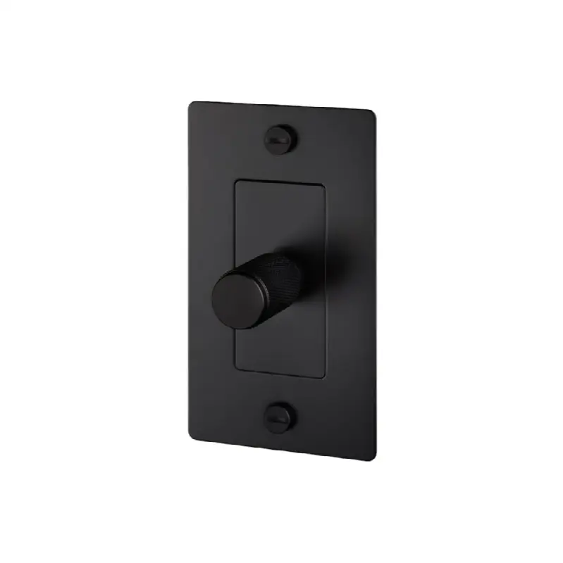 1G Incandescent Dimmer Switch / Without Logo / Black