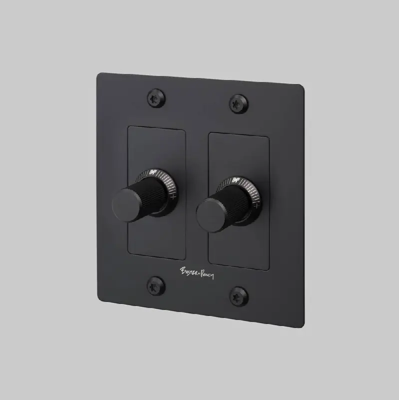 2G Dimmer / LED / Linear / With Logo / Black