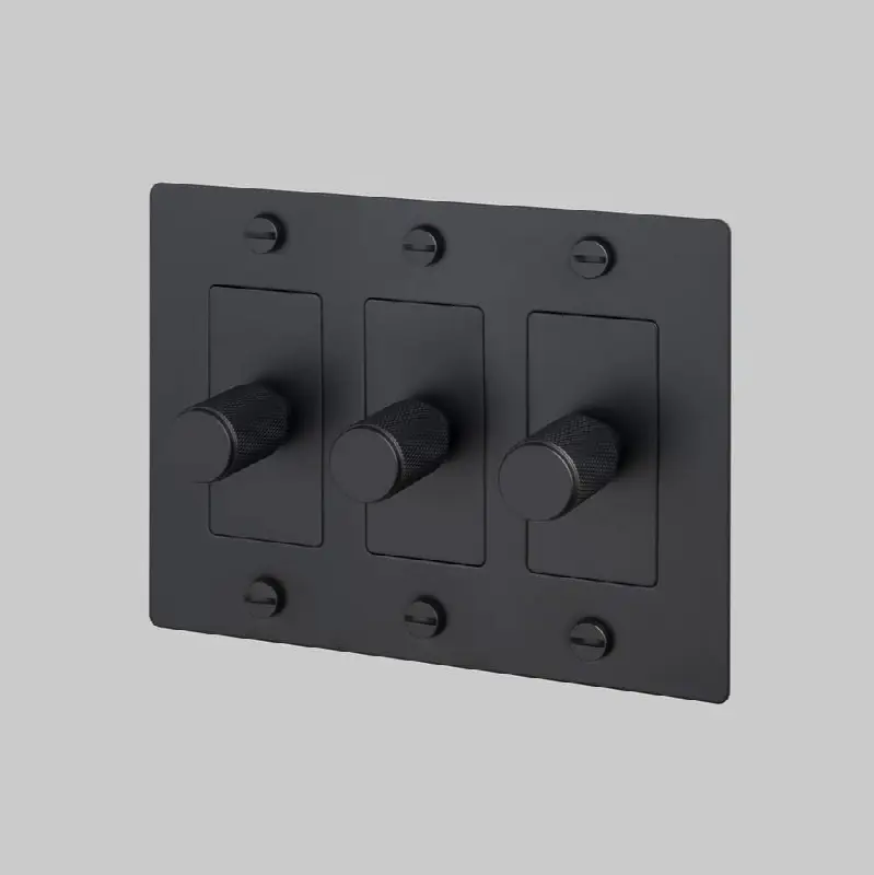 3G Dimmer / LED / Cross / Without Logo / Black