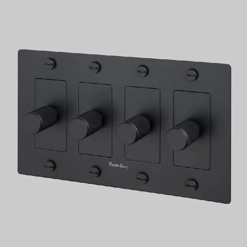 4G Dimmer / LED / Cross / With Logo / Black