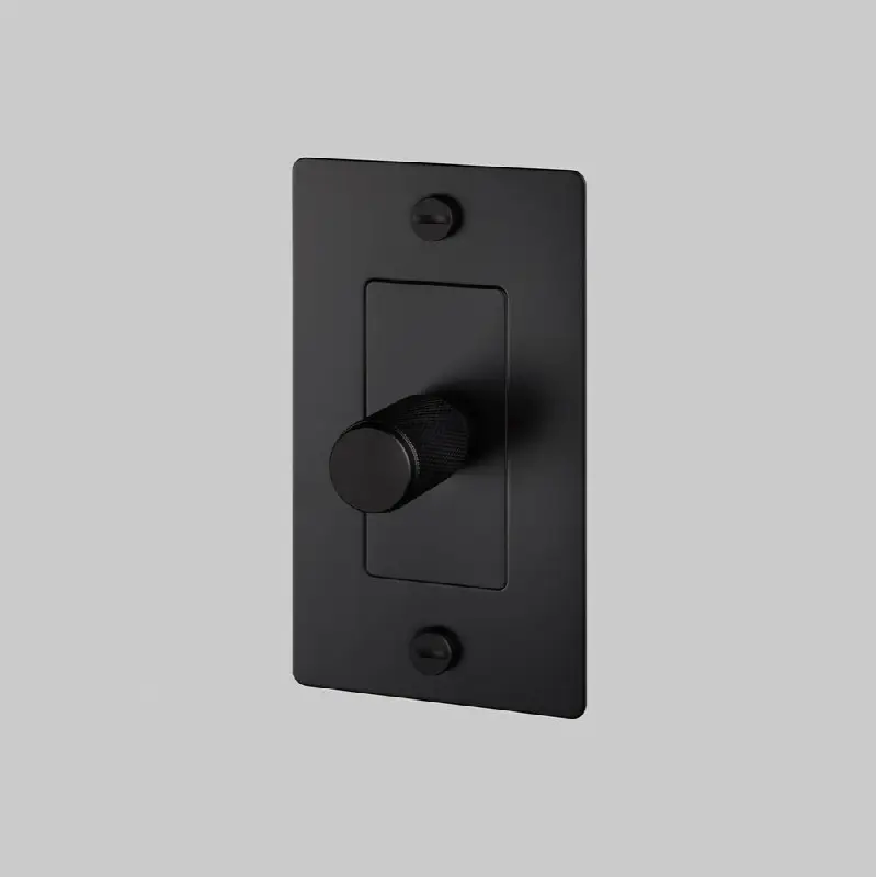 1G Dimmer / Non-Logo / Black