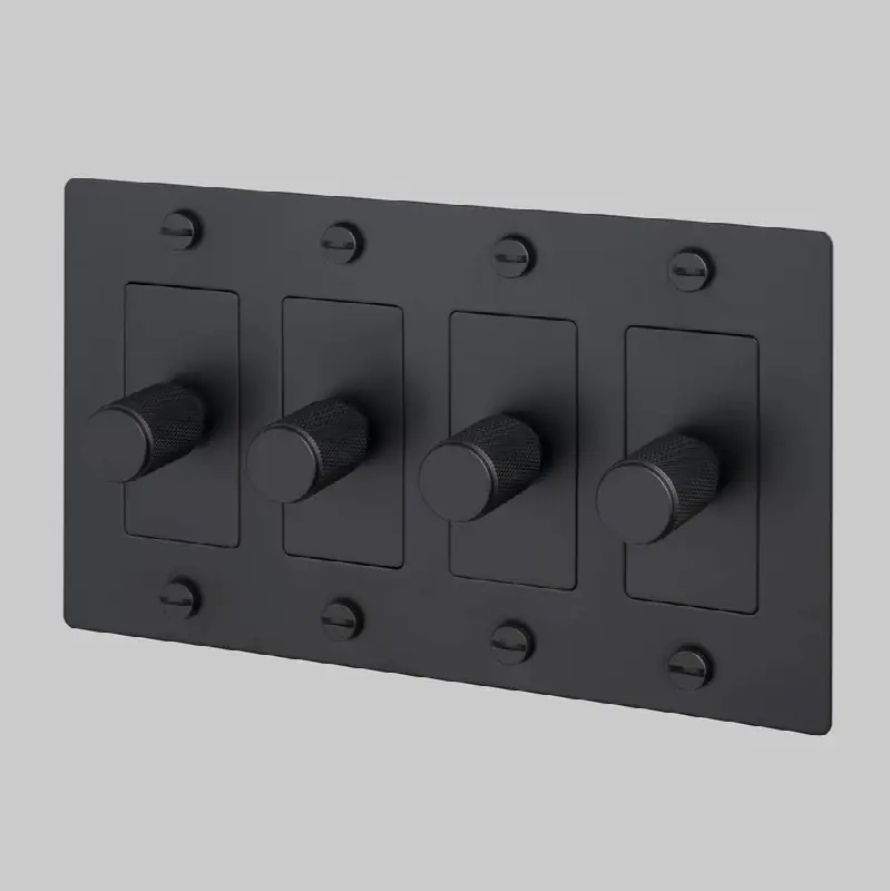 4G Dimmer / LED / Cross / Without Logo / Black