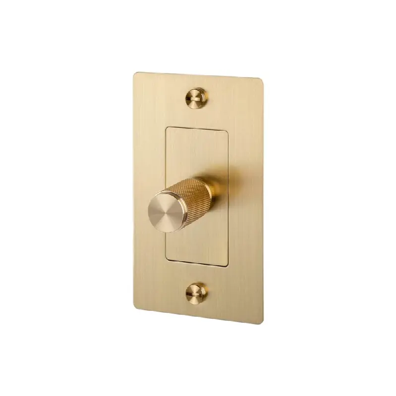 1G Incandescent Dimmer Switch / Without Logo / Brass