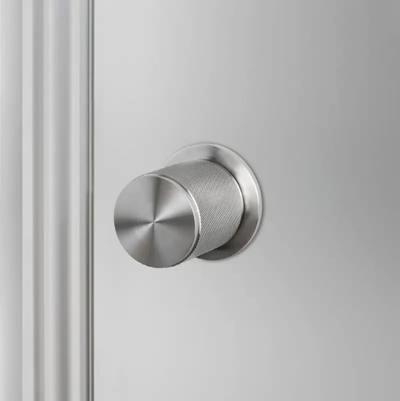Door Knob / Conventional / Passage / Cross / Steel