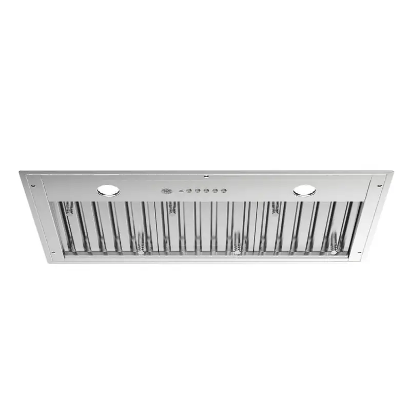 Insert Hood, 36", 18.25" D, Baffle Filter, Electronic Push Controls, 2 LED Lights, 1200 cfm, 3 SpeedPlus Booster