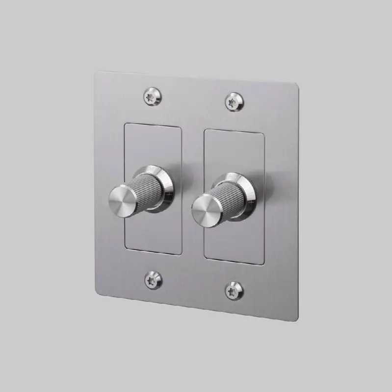 2G Dimmer / LED / Linear / With Logo / Steel