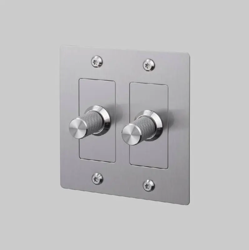 2G Dimmer / LED / Linear / Without Logo / Steel