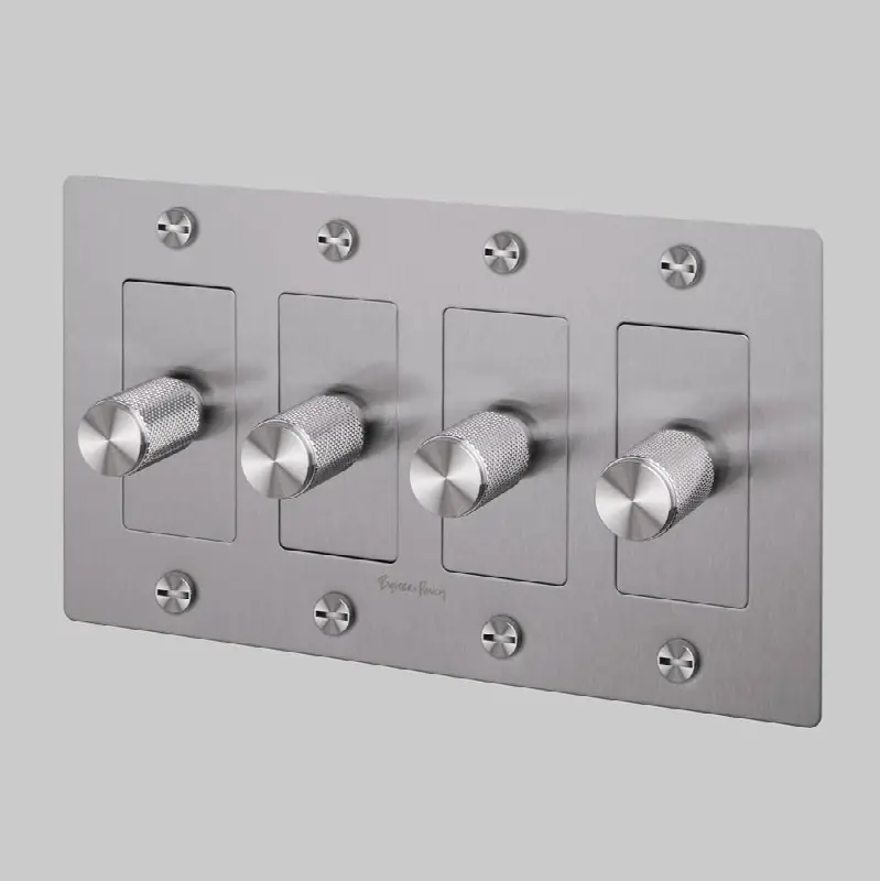 4G Dimmer / LED / Cross / With Logo / Steel