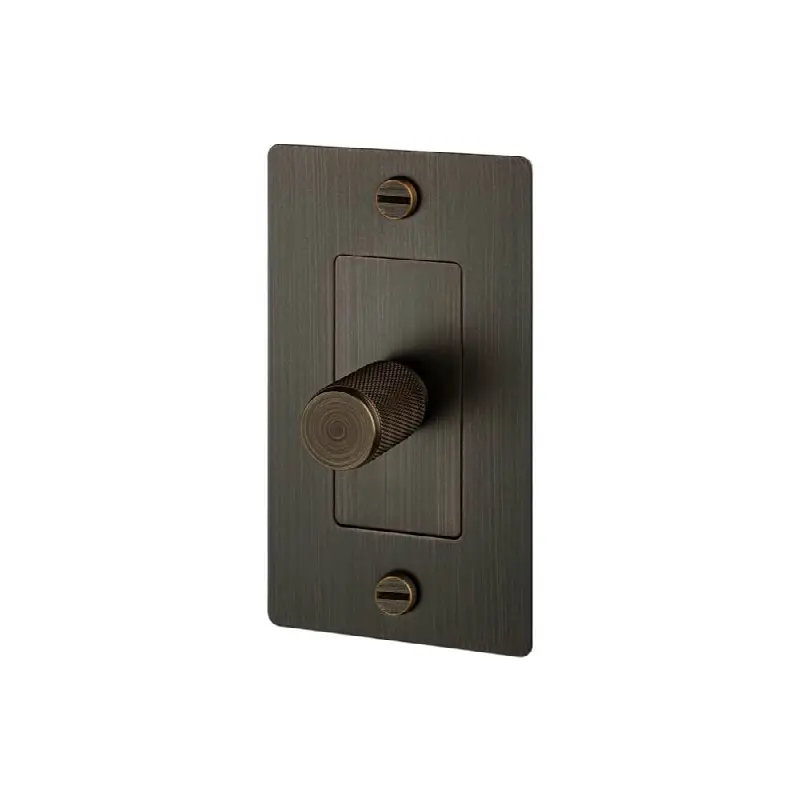 1G Incandescent Dimmer Switch / Without Logo / Smoked Bronze