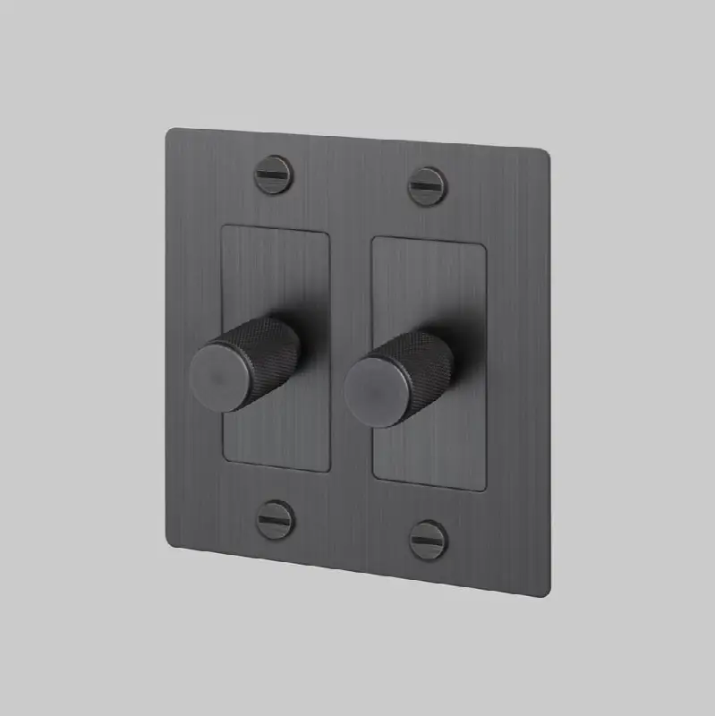 2G Dimmer / LED / Cross / Without Logo / Smoked Bronze