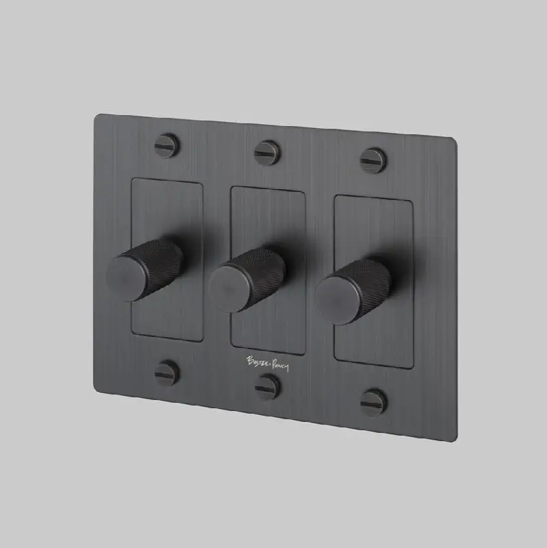 3G Dimmer / LED / Cross / With Logo / Smoked Bronze