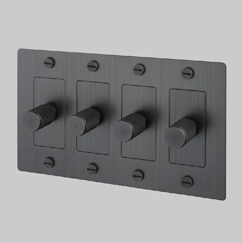 4G Dimmer / LED / Cross / Without Logo / Smoked Bronze