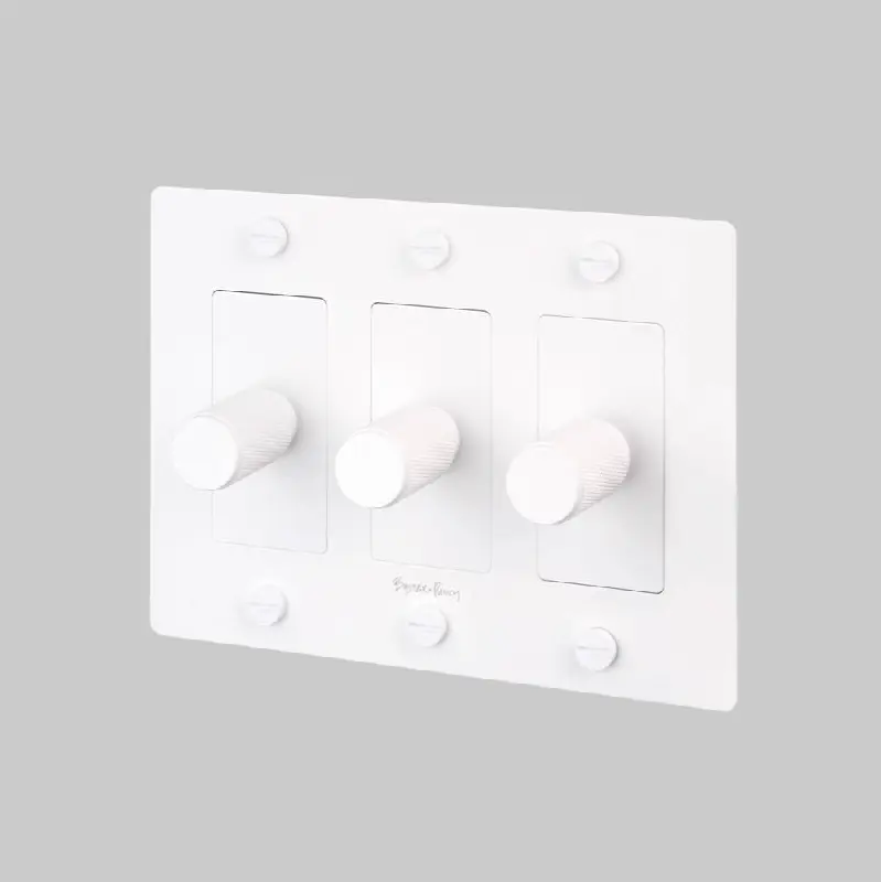 3G Dimmer / LED / Cross / With Logo / White