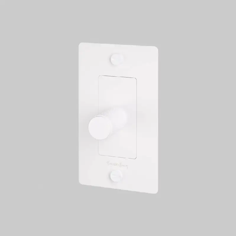 1G Dimmer / Logo / White