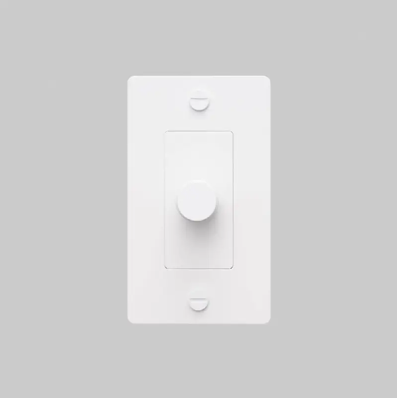 1G Dimmer / Non-Logo / White