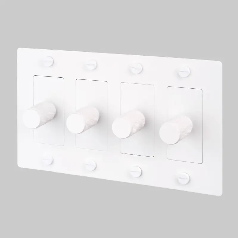 4G Dimmer / LED / Cross / Without Logo / White