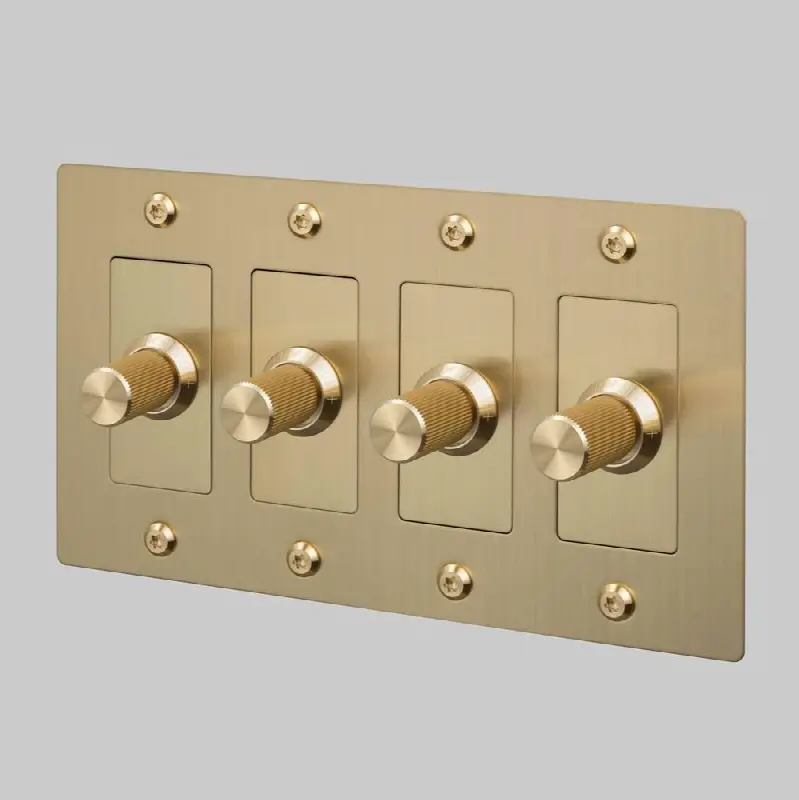 4G Dimmer / LED / Linear / Without Logo / Brass