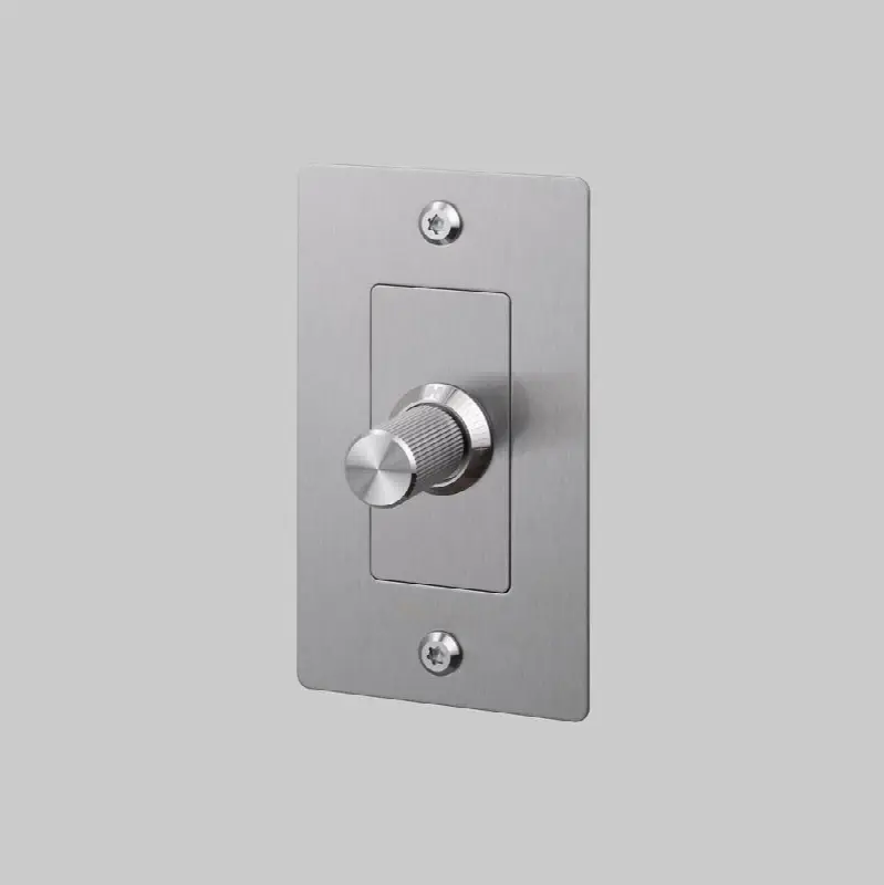 1G Dimmer / LED / Linear / With Logo / Steel