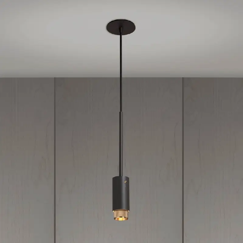 Exhaust Pendant / Cross / Graphite / Brass