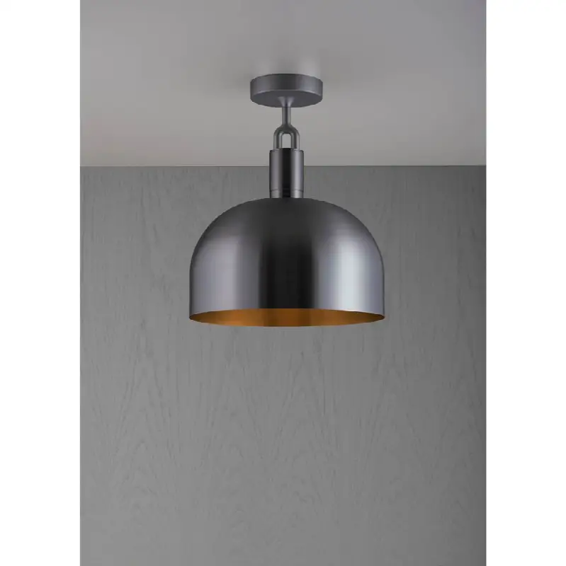 Forked Ceiling / Shade / Large / Gun Metal