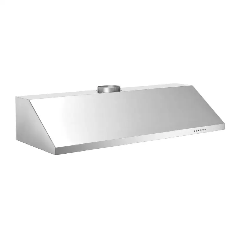 Canopy Hood, 48", Undermount, Mesh Filters, 2 Halogen Lights, 600 cfm