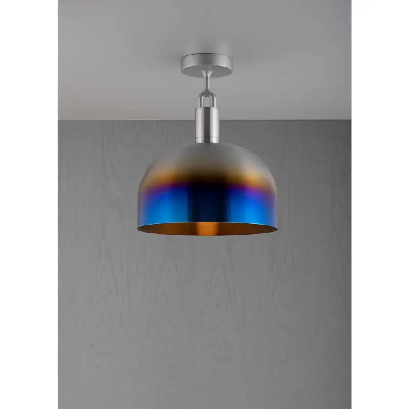 Forked Ceiling / Shade / Large / Burnt Steel
