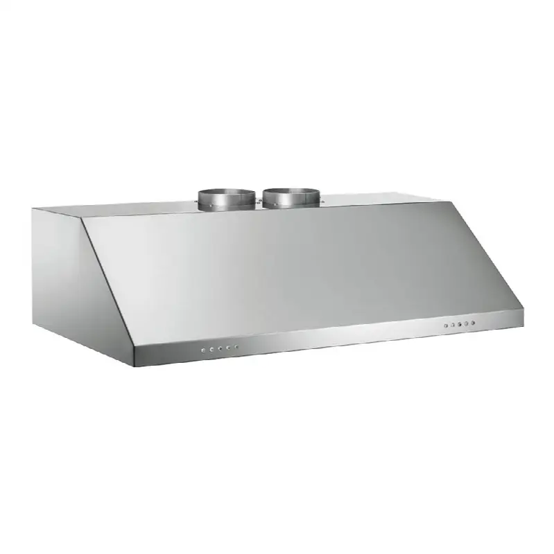 Canopy Hood, 48", Undermount, Baffle Filters, 4 Halogen Lights, 1200 cfm