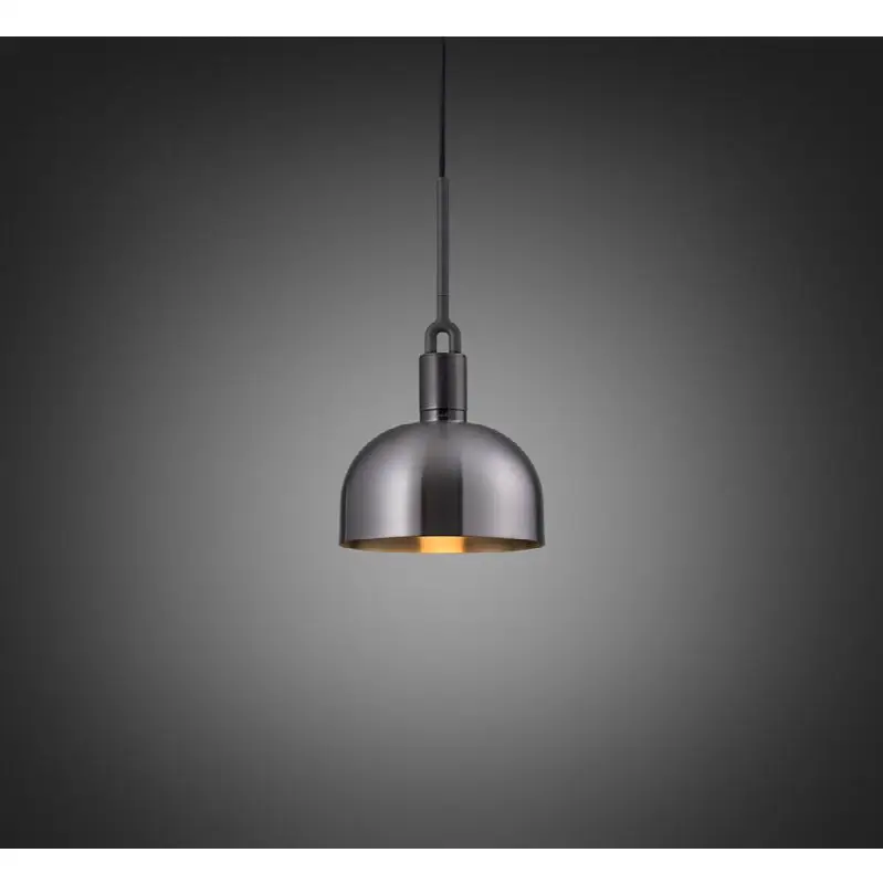 Forked Pendant / Shade / Medium / Gun Metal