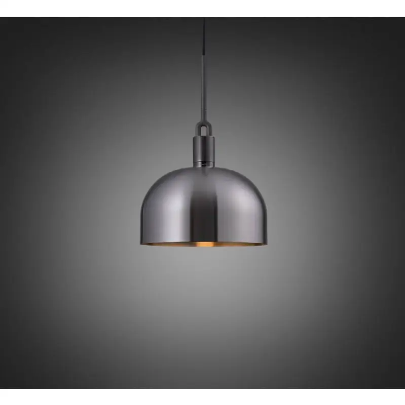 Forked Pendant / Shade / Large / Gun Metal