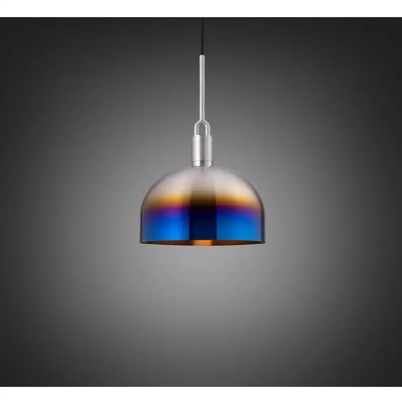 Forked Pendant / Shade / Large / Burnt Steel