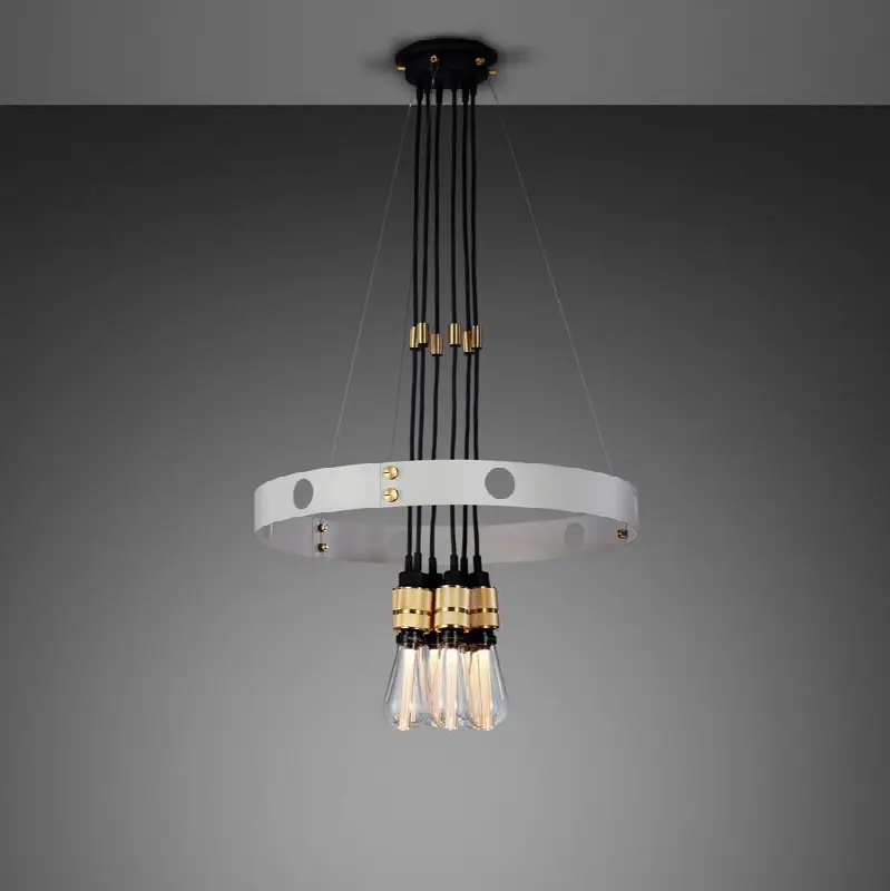 Hero Light / Stone / Brass - 49"