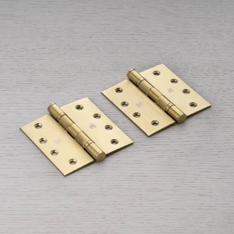 Door Hinge / 4 X 4 Inch / Brass