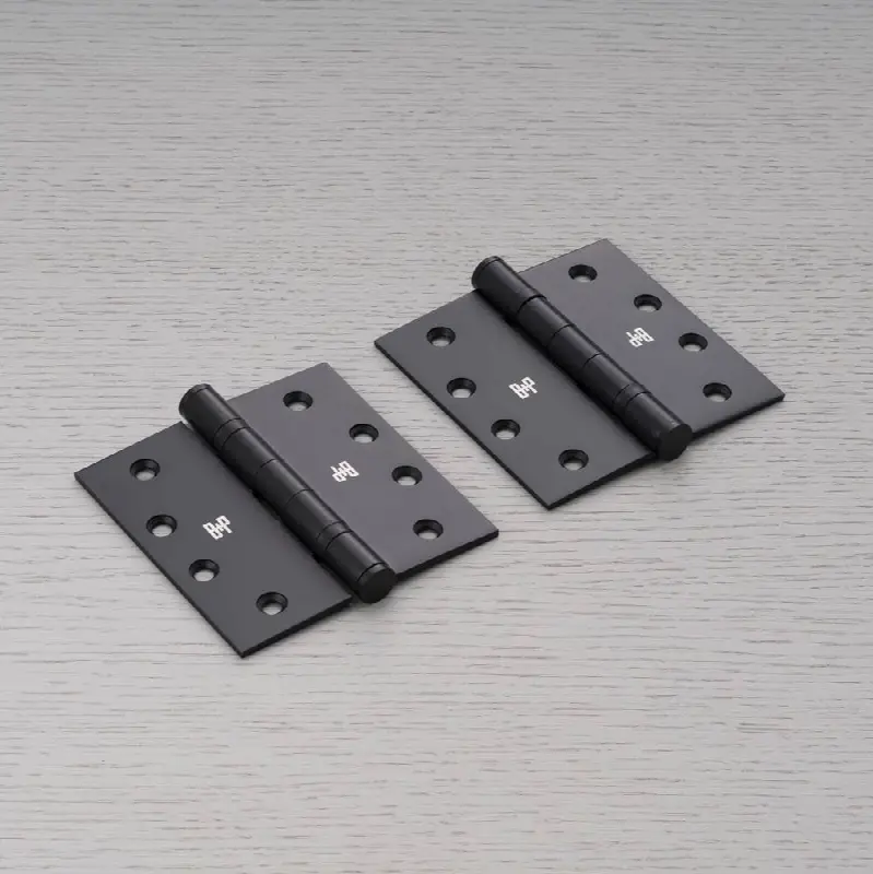 Door Hinge / 4 X 4 Inch / Welders Black