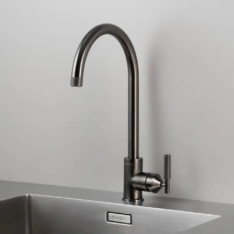 Kitchen Faucet / Mixer / Cross / Gun Metal
