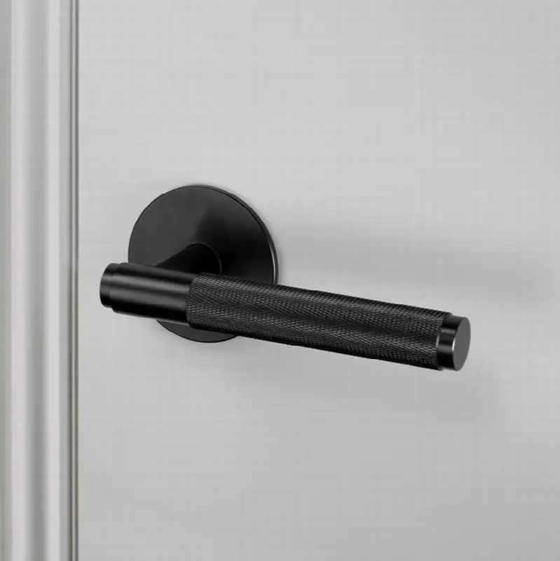 Door Handle / Conventional / Passage / Cross / Black