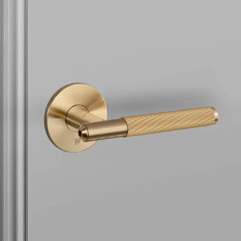 Door Handle / Passage / Linear / Brass