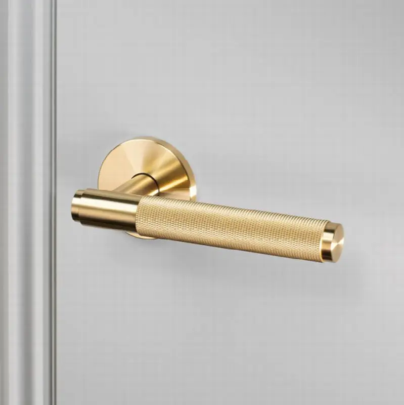 Door Handle / Conventional / Passage / Cross / Brass