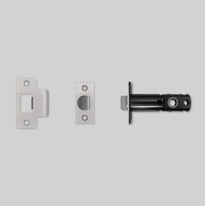 Tubular Latch / Door Handle / Passage / Steel - 2-3/4"