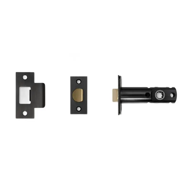 Tubular Latch / Door Knob / Passage / Smoked Bronze - 3-3/4"